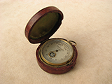 Callaghan & Co pocket barometer and altimeter with inset compass, circa 1890